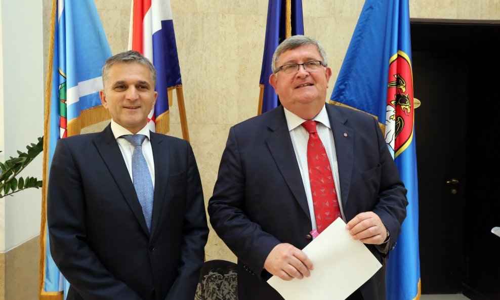 Ministar Marić s gradonačelnikom Obersnelom