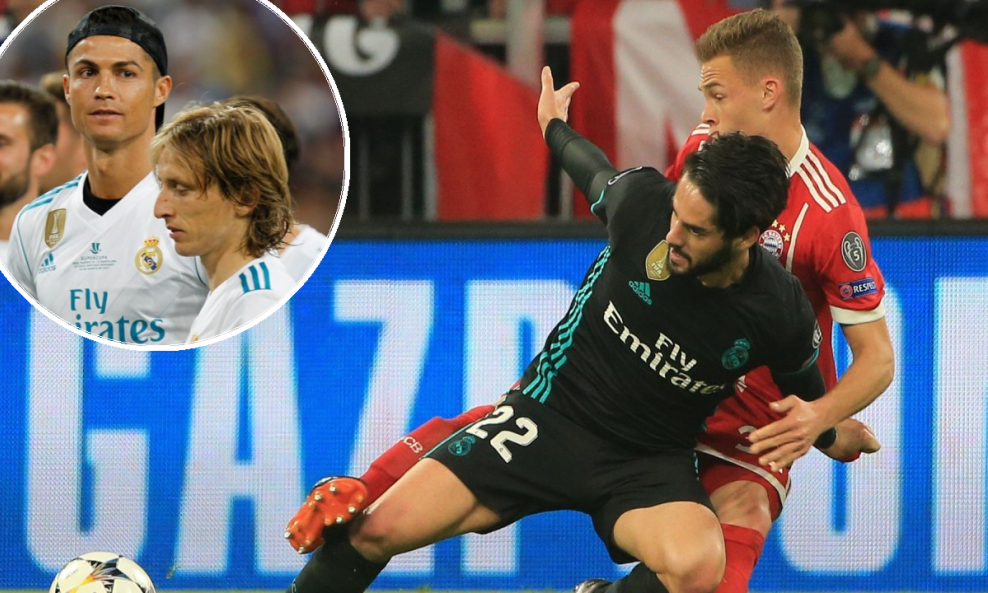 Ronaldo i Modrić te Isco