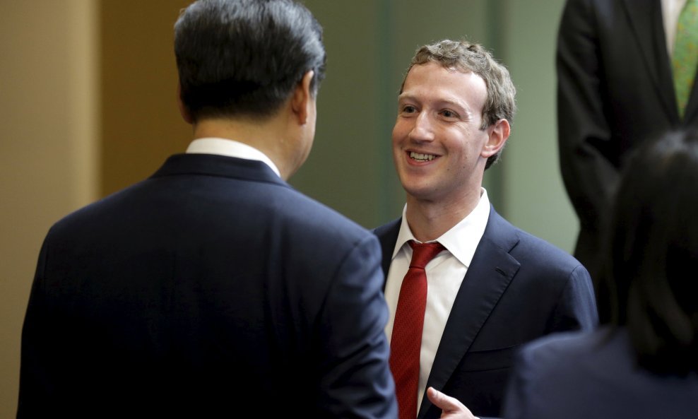 Xi Jinping i Mark Zuckerberg