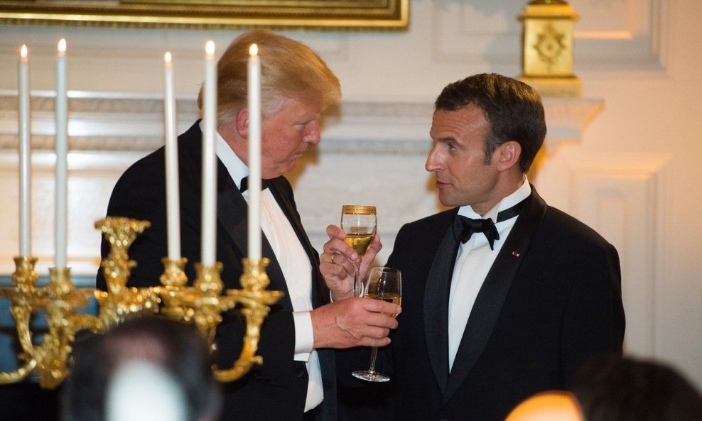 Trump i Macron tijekom nedavnog susreta