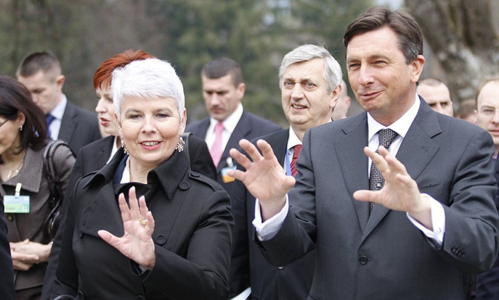 13 Jadranka Kosor i Borut Pahor