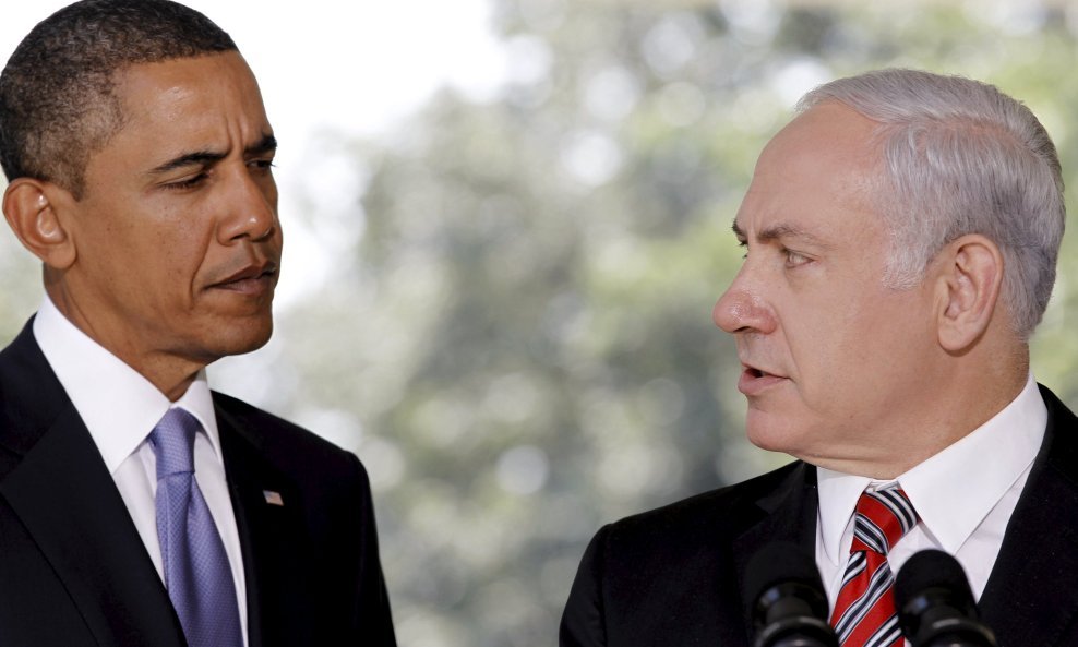 Barack Obama i Benjamin Netanyahu