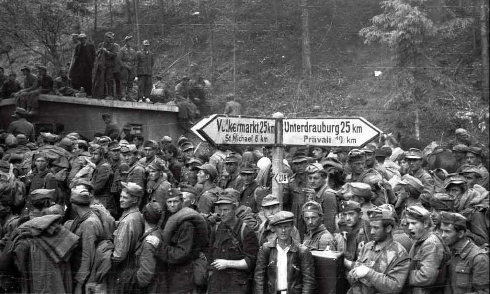 Pripadnici vojske NDH nedaleko Bleiburga