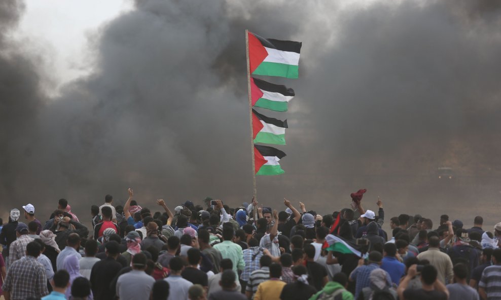 Prosvjed Palestinaca u pojasu Gaze
