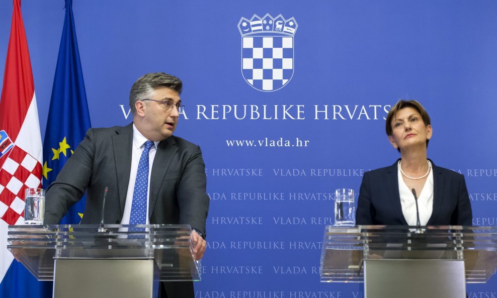 Andrej Plenković, Martina Dalić