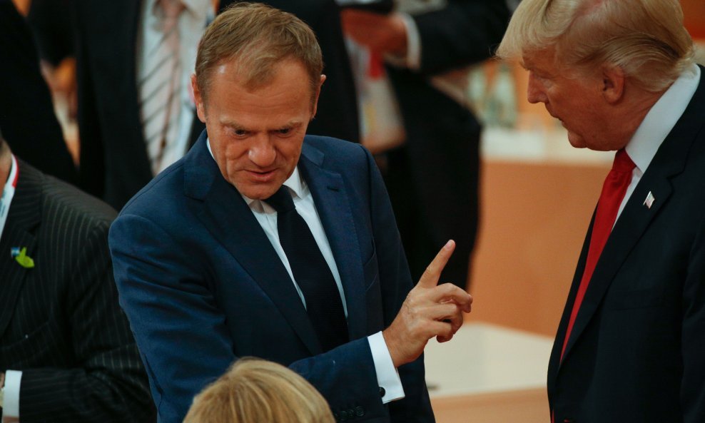 Donald Tusk, Donald Trump