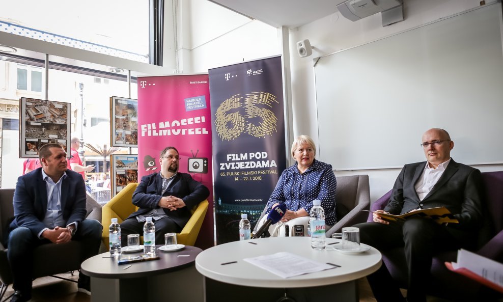 Richard Brešković, Daniel Rafaelić, Gordana Restović i Zlatko Vidačković