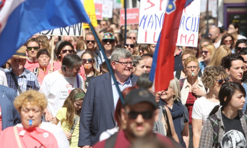 Vojko Obersnel na Hodu za slobodu