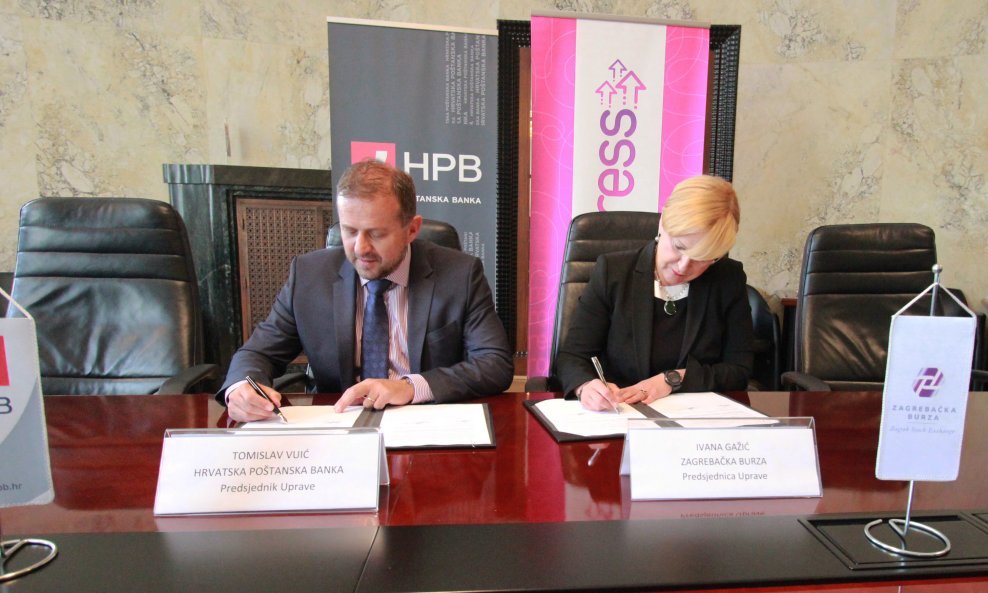 HPB i Zagrebačka burza potpisali ekskluzivni sporazum o financiranju i podršci razvoju malih i srednjih poduzeća