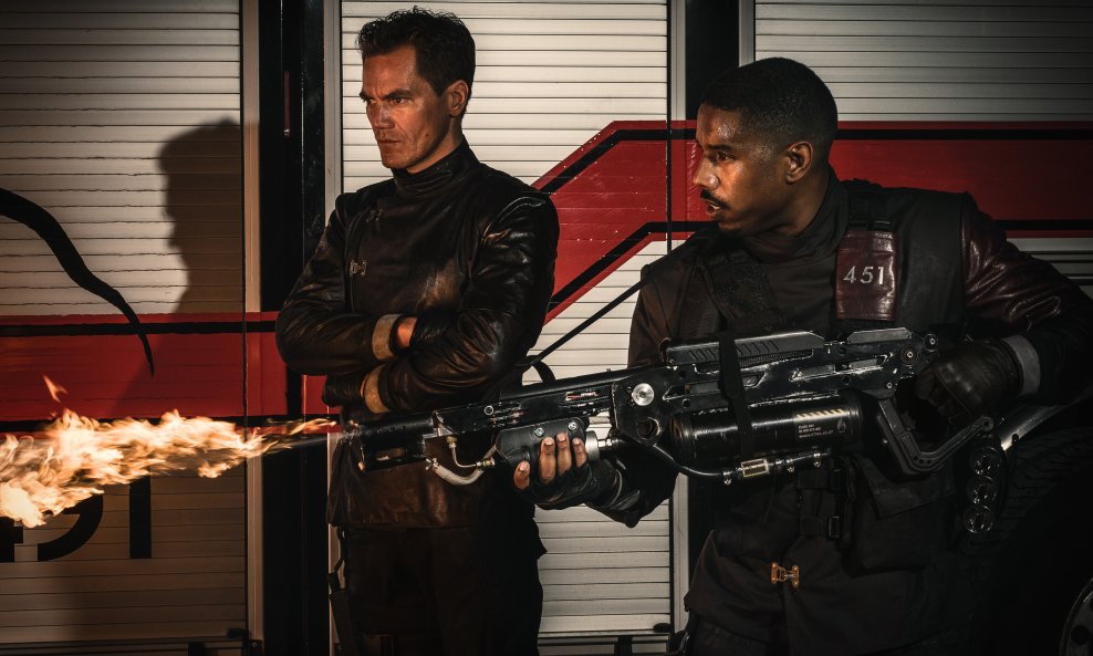 Michael B. Jordan i Michael Shannon u HBO-ovu filmu 'Fahrenheit 451'