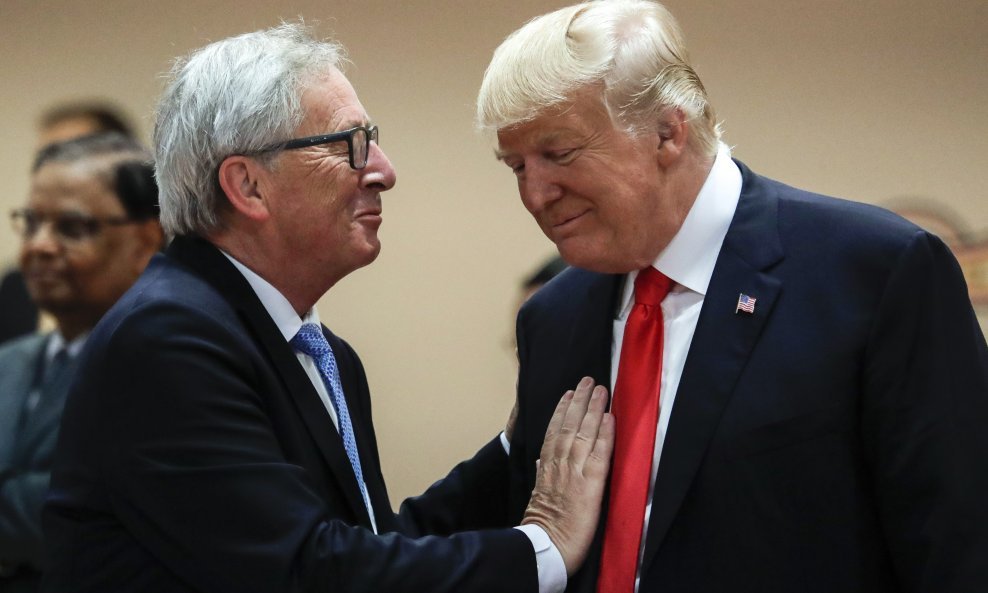 Jean Claude Juncker i Donald Trump