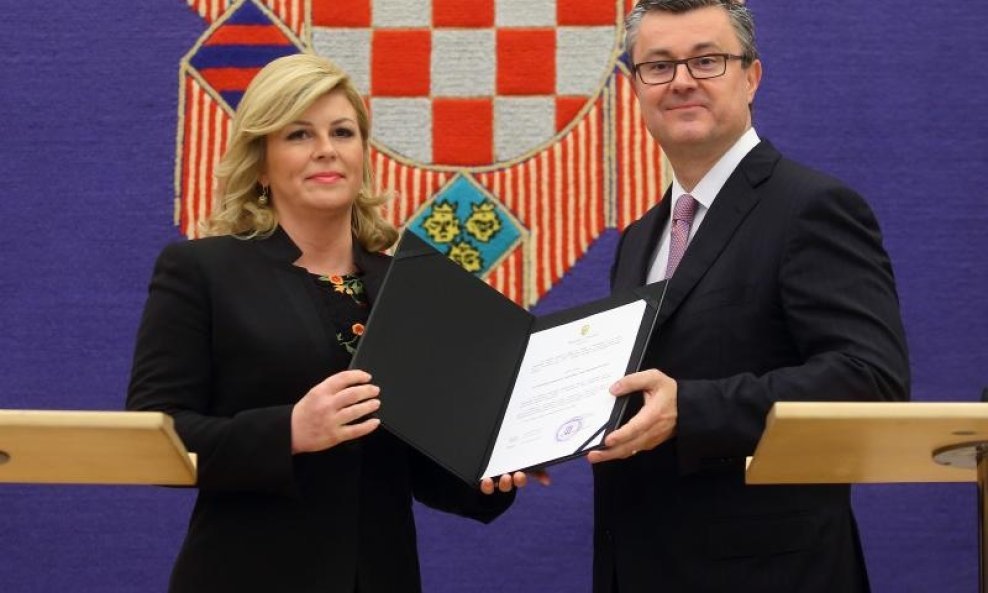 Kolinda Grabar Kitarović i Tihomir Orešković