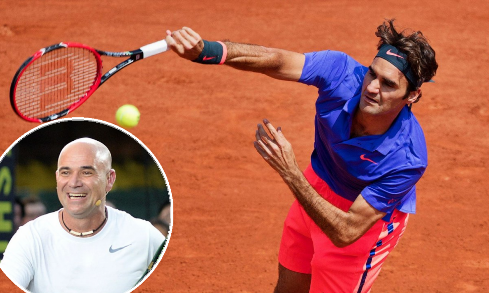 Andre Agassi i Roger Federer