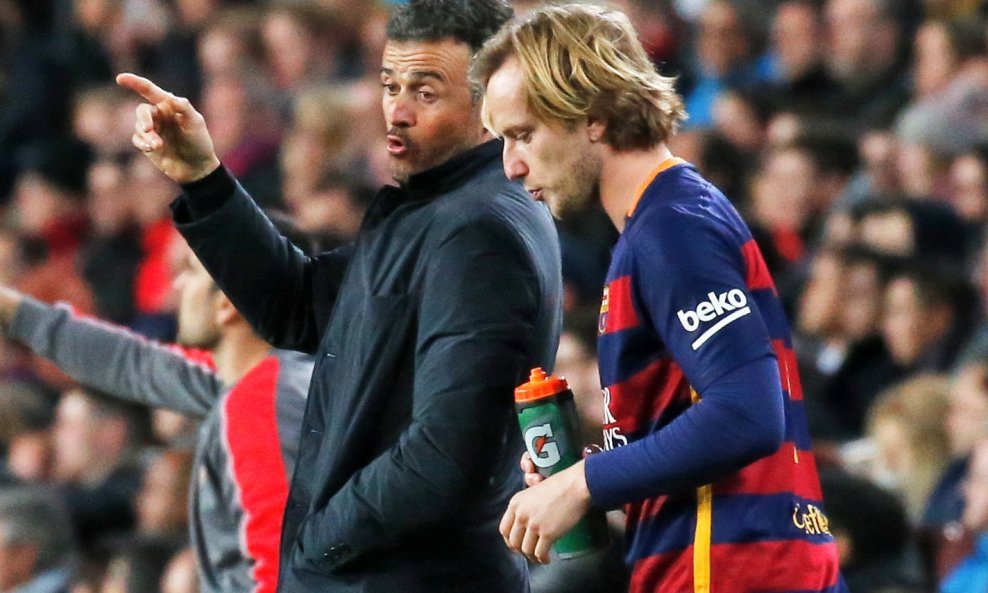 Luis Enrique i Ivan Rakitić