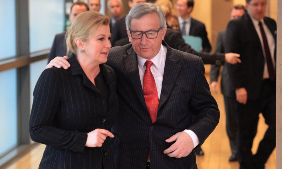 Kolinda Grabar-Kitarović i Jean-Claude Juncker