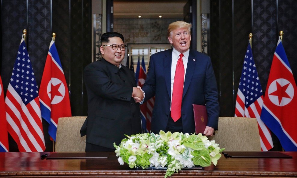 Kim Jong Un i Donald Trump