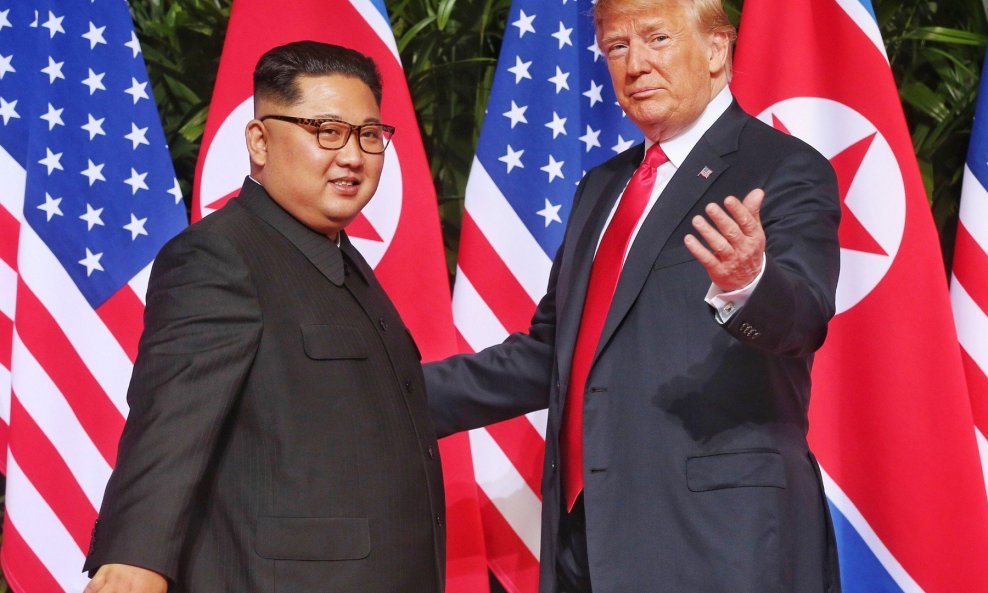 Kim Jong-un i Donald Trump na nedavnom sastanku u Singapuru