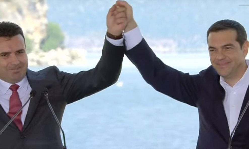 Zoran Zaev u Aleksis Cipras dogovorili su rješenje makedonsko-grčkog spora oko imena.