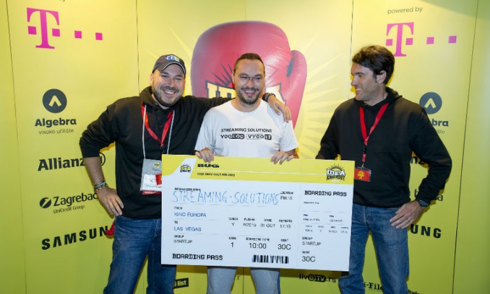 Idea Knockout 2015 Vedran Vukman Dragan Petric i Bojan Mušćet