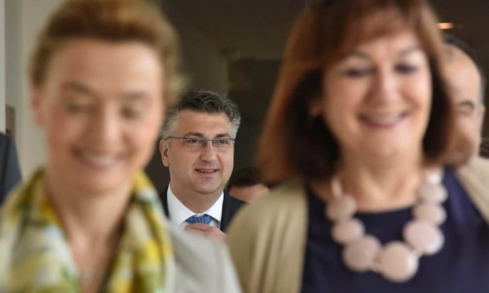 Marija Pejčinović Burić, Andrej Plenković, Dubravka Šuica