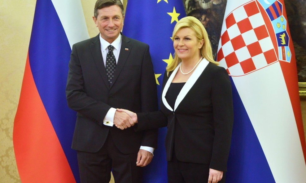Pahor s hrvatskom predsjednicom prošle godine