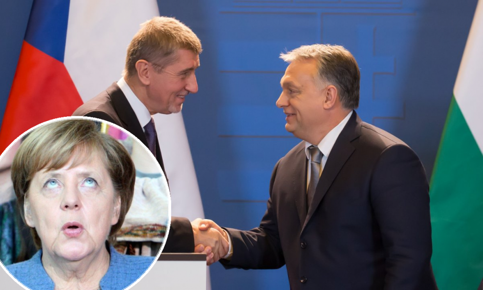 Angela Merkel, Andrej Bobiš i Viktor Orban