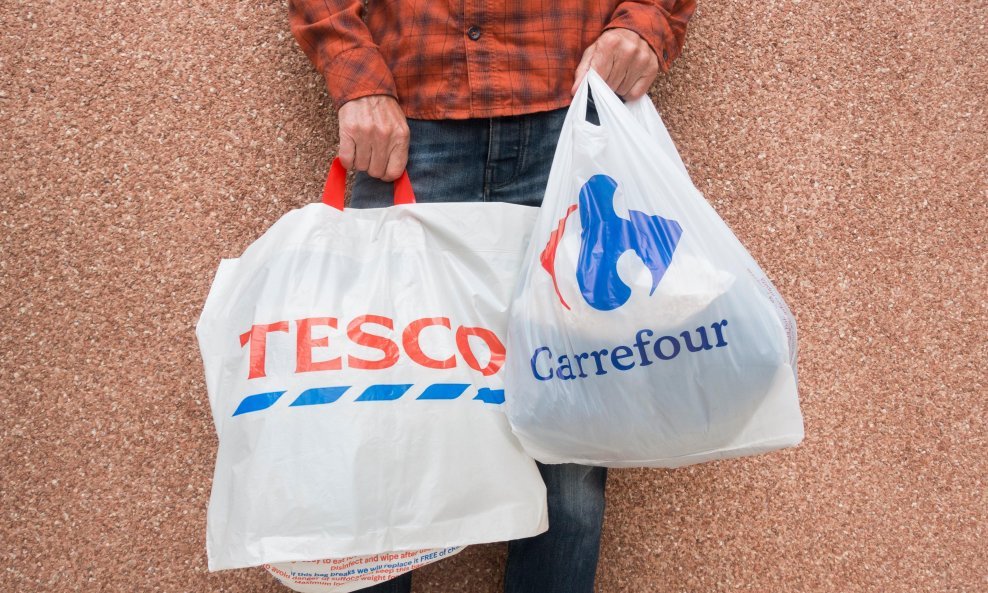 Tesco i Carrefour zajednički će nastupiti pred svoje dobavljače kako bi se izborili za niže cijene i bolje uvjete