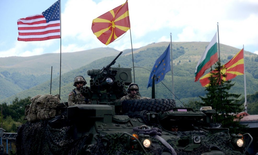 Američka vojska ulazi u Makedoniju, srpanj 2017.