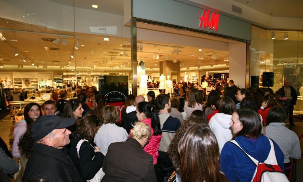 Otvorenje H&M-a u Arena centru