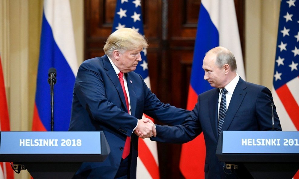 Donald Trump i Vladimir Putin za nedavna susreta u Helsinkiju