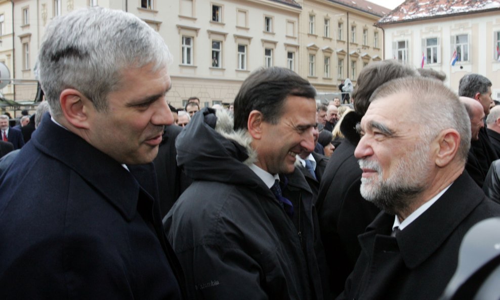 Boris Tadić i Stjepan Mesić