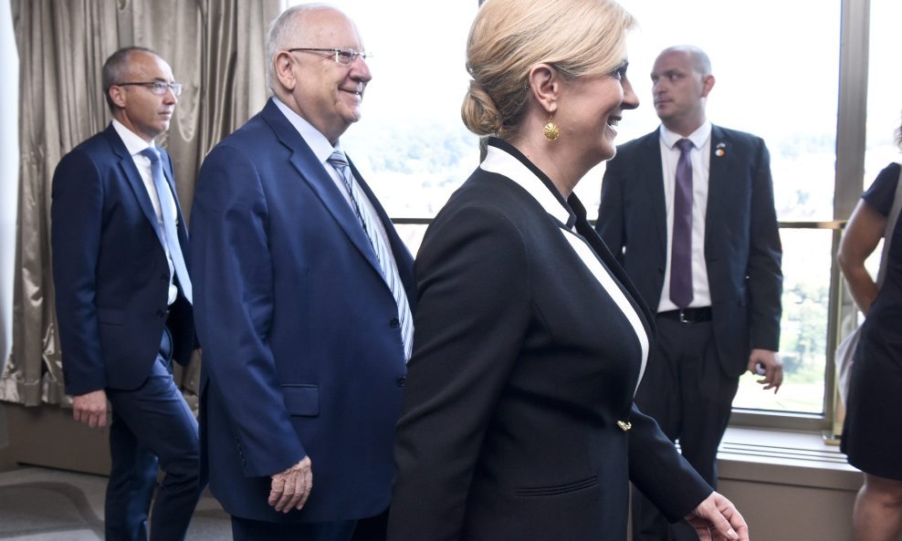 Damir Krstičević, Reuven Rivlin i Kolinda Grabar Kitarović