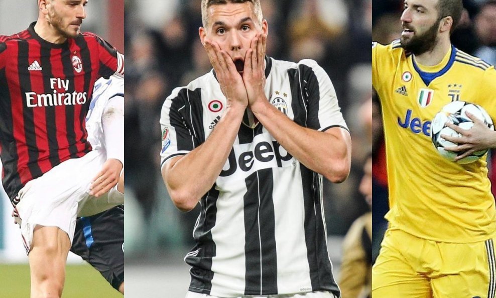 Bonucci, Pjaca i Higuain