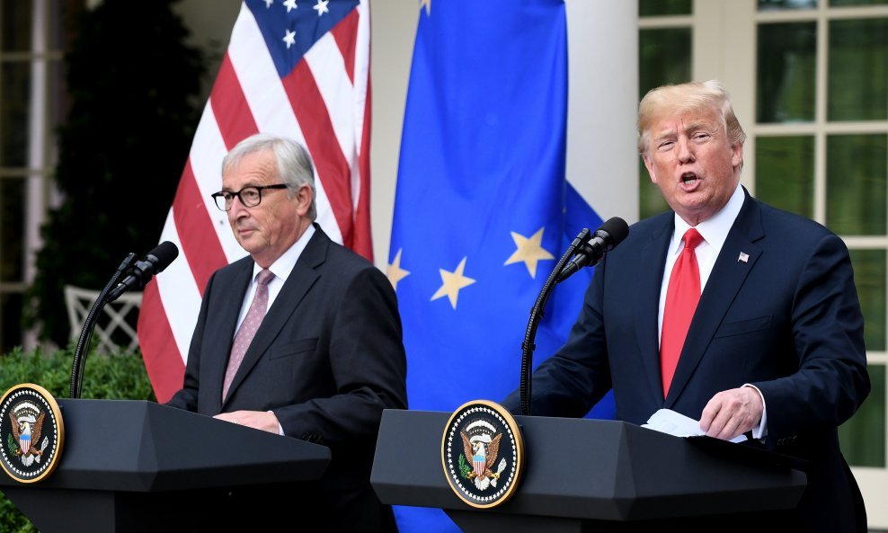 Jean-Claude Juncker i Donald Trump