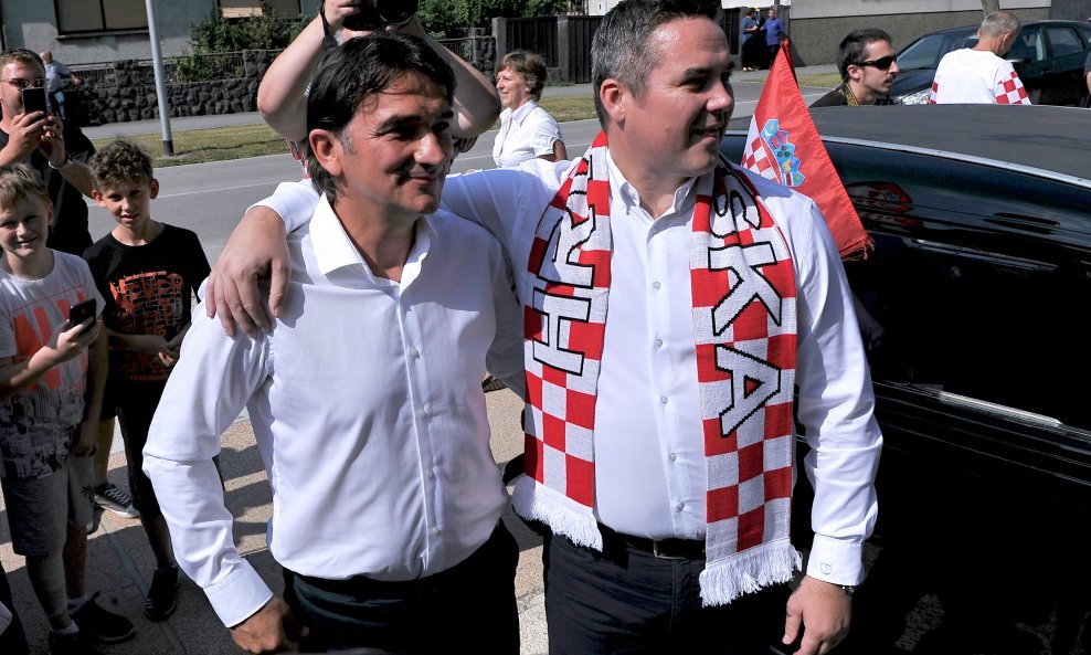 Zlatko Dalić i predsjednik uprave Podravke, Marin Pucar