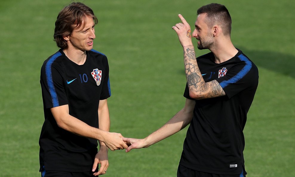 Luka Modrić i Marcelo Brozović