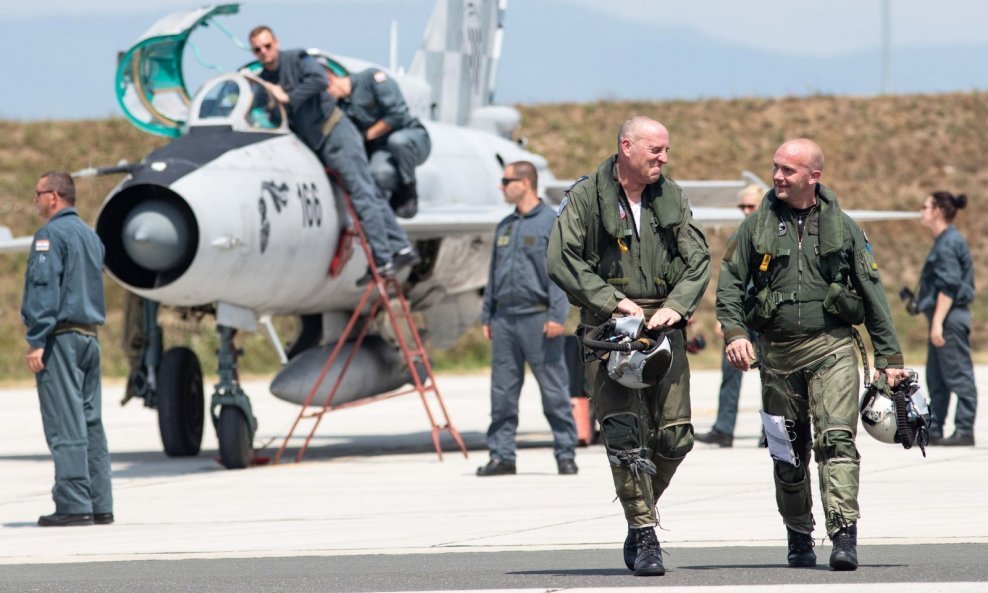 Zapovjednik zračne baze Ramat David i hrvatski pilot, pukovnik Christian Jagodić