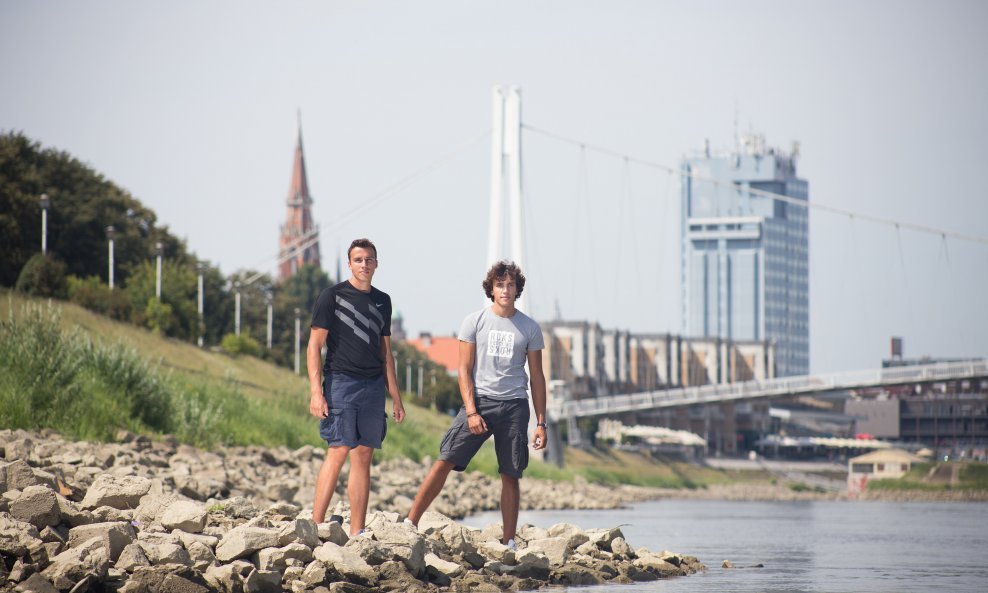 Anton i Patrik Lončarić odrasli su uz i na rijeci Dravi u Osijeku