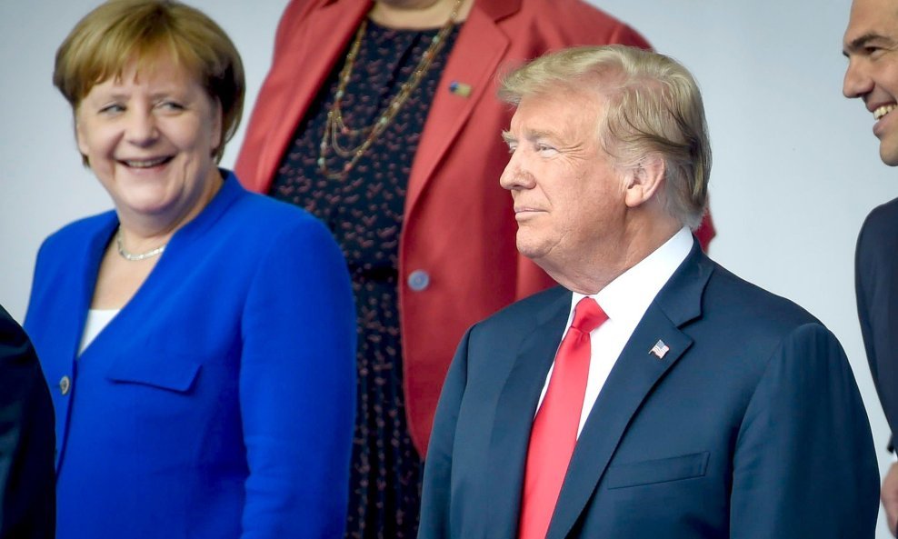 Angela Merkel i Donald Trump