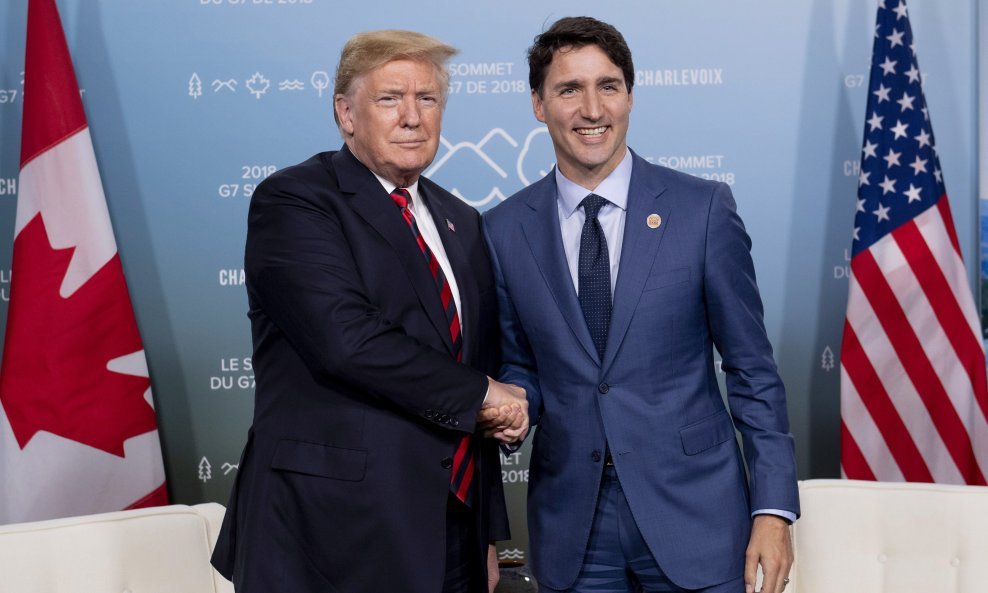 Američki predsjednik Donald Trump i kanadski premijer Justin Trudeau