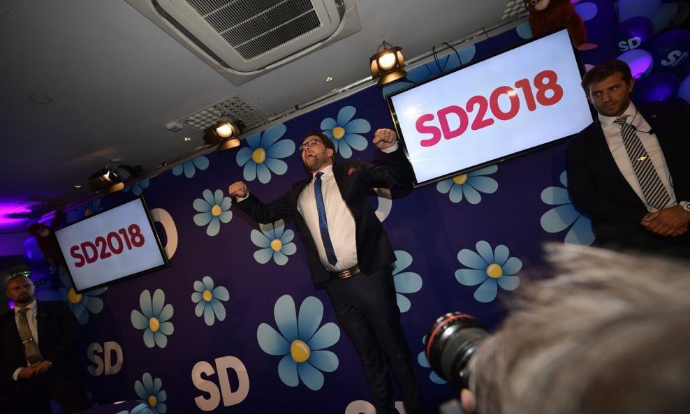 Jimmie Åkesson i nacionalistički Švedski demokrati trenutno dobivaju 17,6 posto glasova