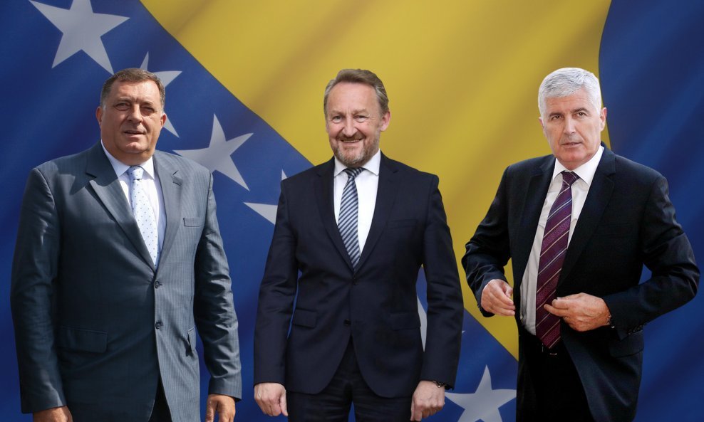 Milorad Dodik, Bakir Izetbegović, Dragan Čović