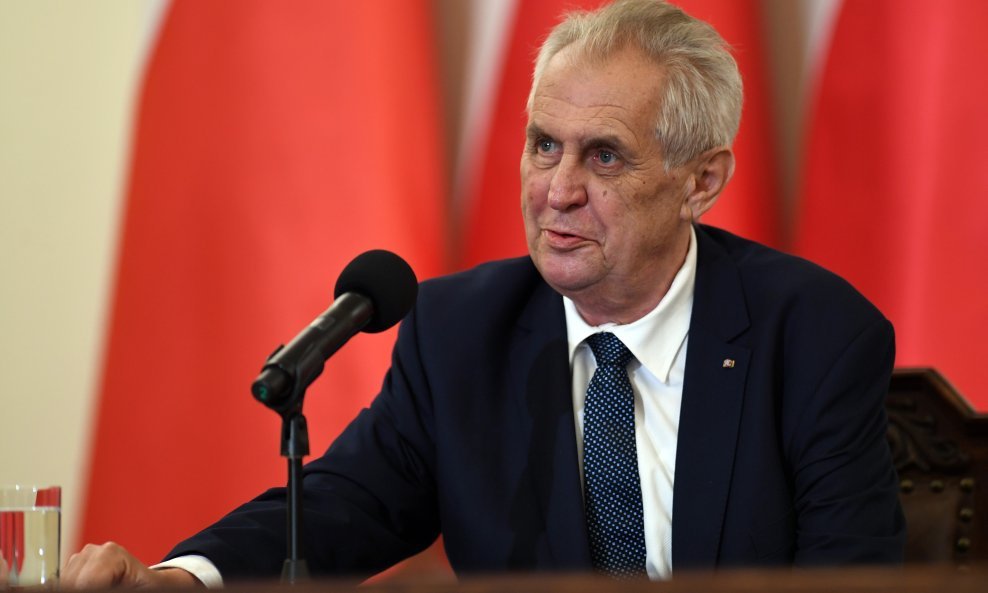 Češki predsjednik Miloše Zeman