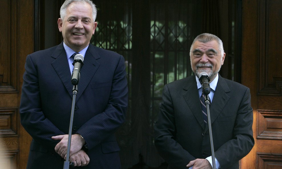 Ivo Sanader i Stjepan Mesić