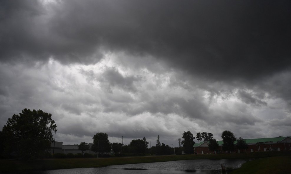 Uragan Florence iznad priobalnog mjesta Wilmington u Sjevernoj Karolini