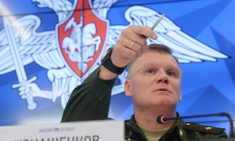 Glasnogovornik ruskog ministarstva obrane, brigadni general Igor Konašenkov