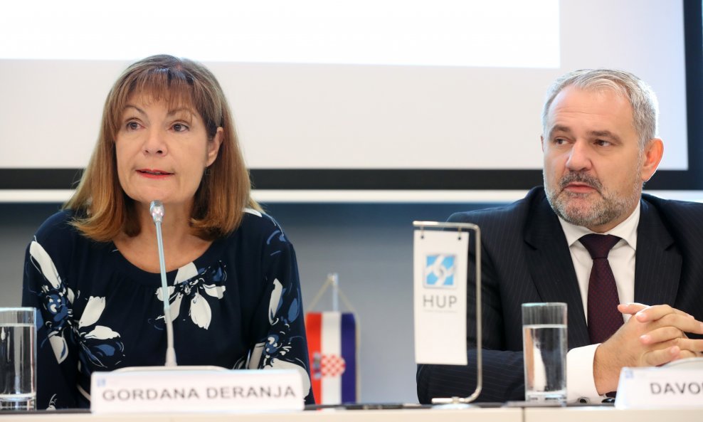 Gordana Deranja, predsjednica HUP-a i Davor Majetić, direktor HUP-a