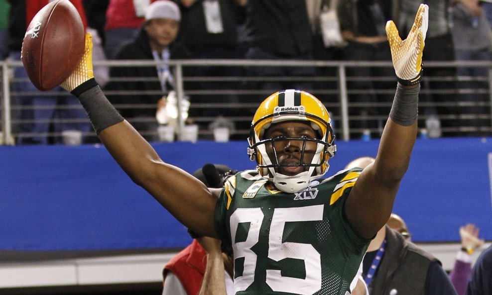 Green Bay Packers Greg Jennings 2011 Super Bowl