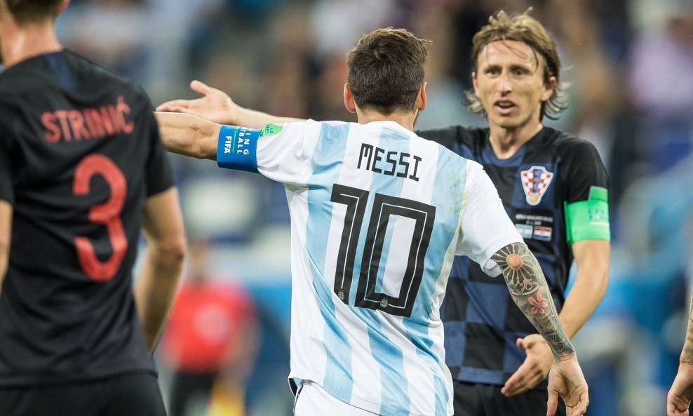 Lionel Messi i Luka Modrić