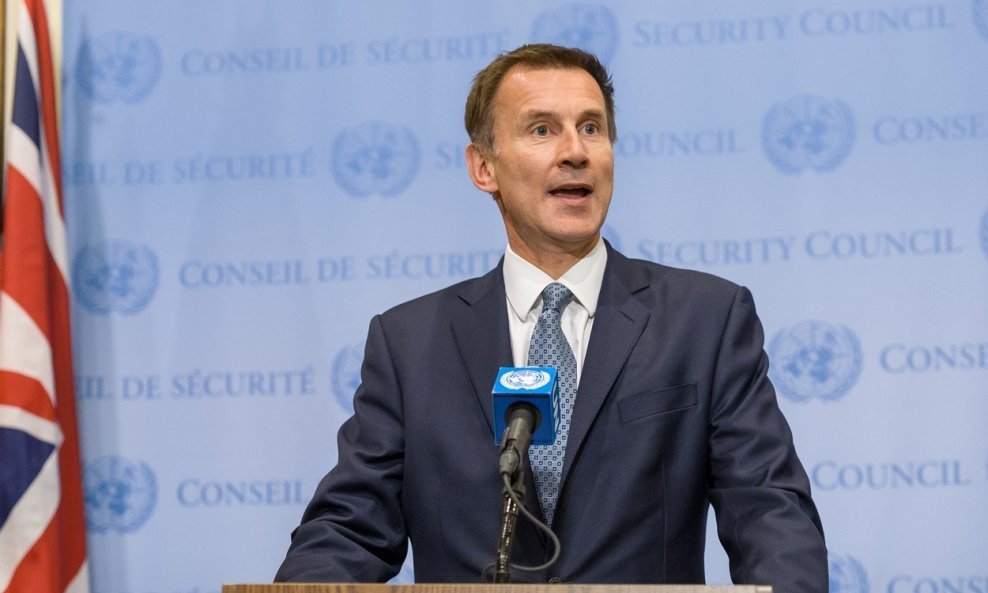 Britanski šef diplomacije Jeremy Hunt